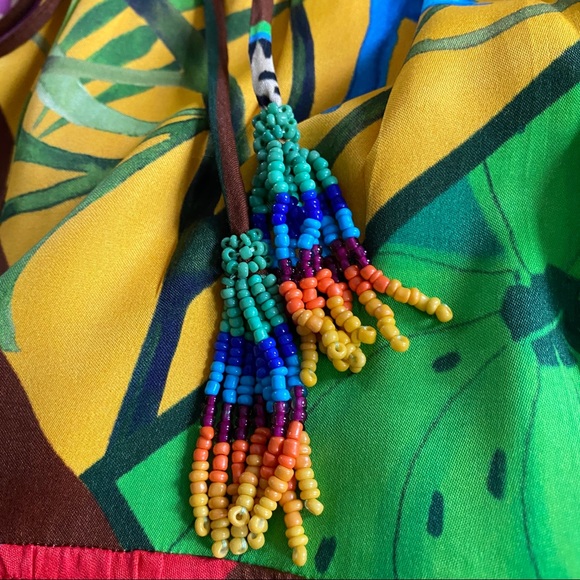 🍍FARM Rio Palila Fringe Midi Dress - Picture 4 of 10